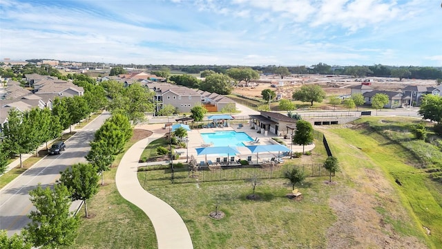 1837 Artesian Springs Xing, Leander, TX 78641 - birds eye view of property featuring a residential view