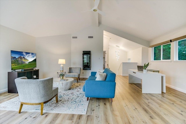8105 Bell Mountain Dr, Austin, TX 78730 - living area featuring light wood-type flooring and a ceiling fan