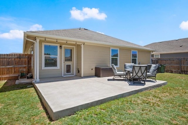 604 Nueces River Trl, Hutto, TX 78634 - rear view of property featuring a patio