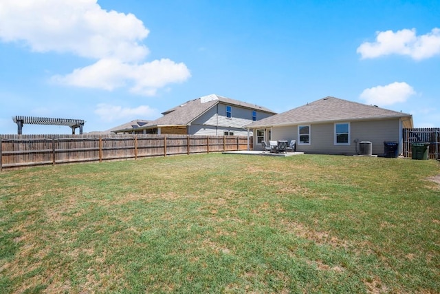 604 Nueces River Trl, Hutto, TX 78634 - view of yard featuring a patio and cooling unit