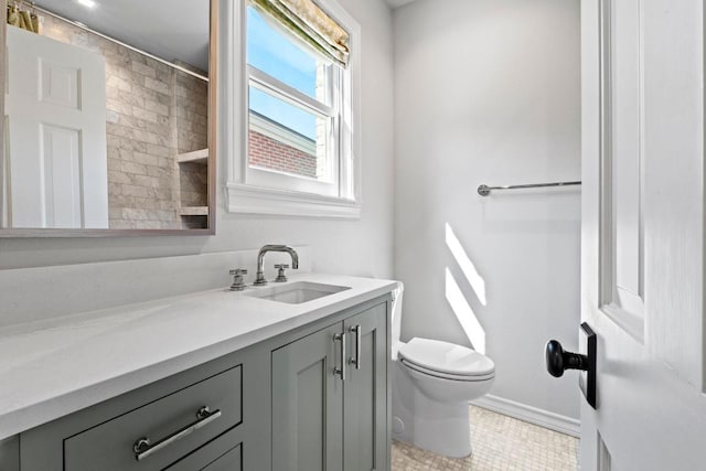 2702 Hillview Green Ln, Austin, TX 78703 - bathroom with vanity and tile patterned flooring