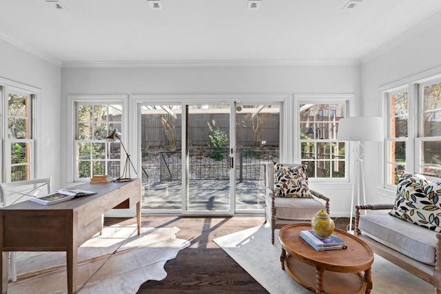 2702 Hillview Green Ln, Austin, TX 78703 - sunroom featuring healthy amount of natural light