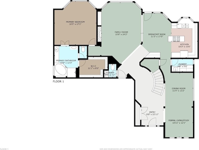 2418 Silent Brook Trl, Round Rock, TX 78665 - room layout