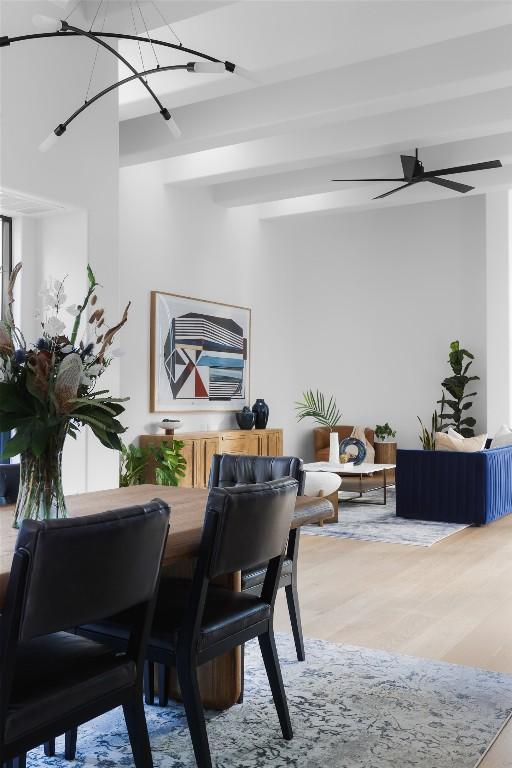 2709 Addison Ave, Austin, TX 78757 - dining space featuring wood finished floors