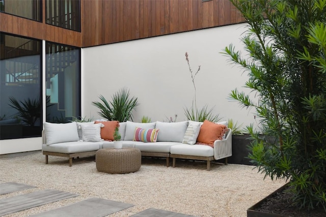 2709 Addison Ave, Austin, TX 78757 - view of patio / terrace featuring an outdoor living space
