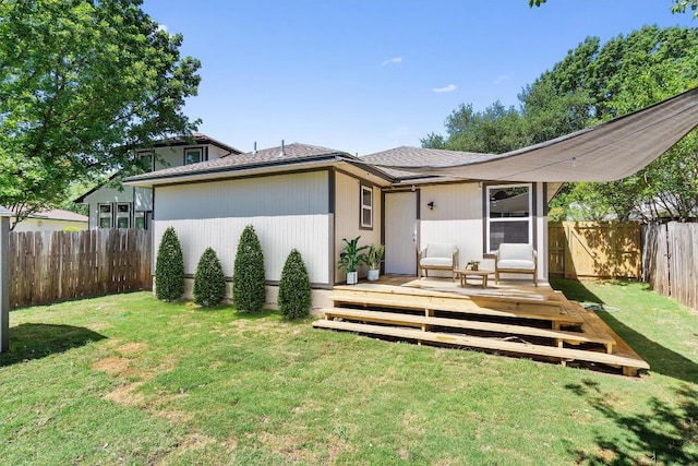8121 Almondsbury Ln, Austin, TX 78748 - view of front of property featuring a wooden deck