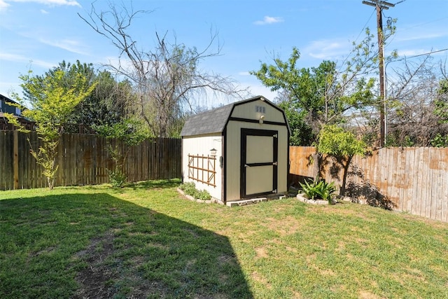 4302 Kings Canyon Dr, Taylor, TX 76574 - view of shed featuring a fenced backyard