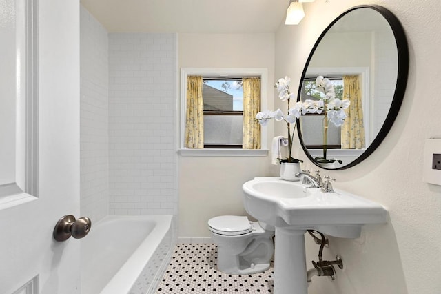 7313 Grover Ave, Austin, TX 78757 - full bath featuring toilet