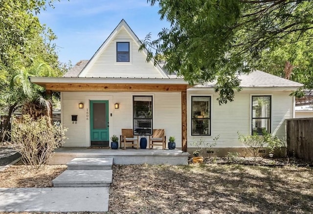1606 W 14th St, Austin, TX 78703 - view of front facade featuring covered porch