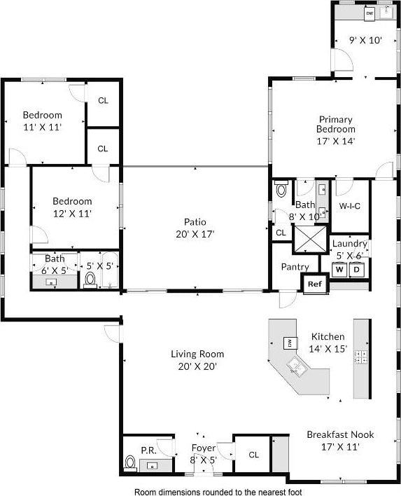 19908 Victoria Chase Rd, Lago Vista, TX 78645 - view of floor plan / room layout