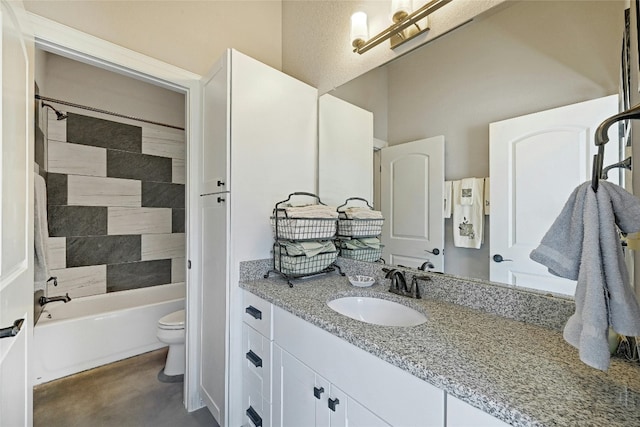 19908 Victoria Chase Rd, Lago Vista, TX 78645 - bathroom featuring vanity and shower / tub combination
