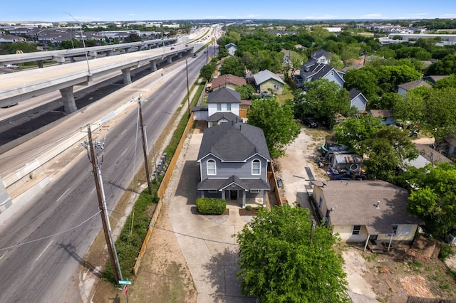 7617 Carver Ave Unit 1, Austin, TX 78752 - aerial view of residential area featuring a main thoroughfare