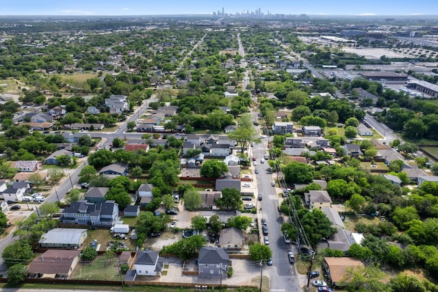 7617 Carver Ave Unit 1, Austin, TX 78752 - aerial overview of property's location with nearby suburban area
