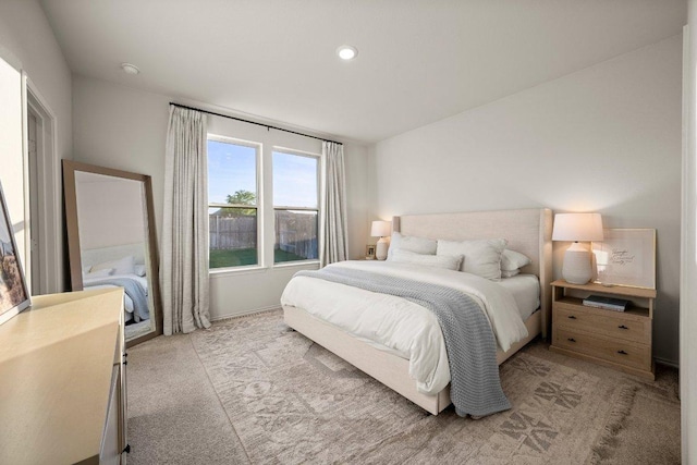 370 Grace Lilly Dr, Buda, TX 78610 - bedroom with light colored carpet and recessed lighting