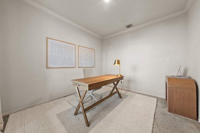 370 Grace Lilly Dr, Buda, TX 78610 - office space with crown molding, light colored carpet, and baseboards