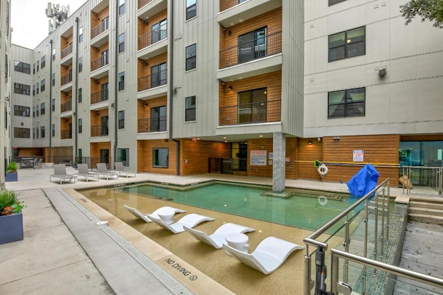 view of community pool
