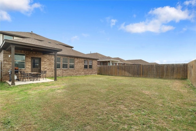 345 Coba St, Leander, TX 78641 - view of yard with a patio area