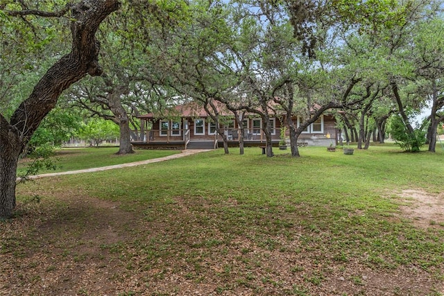 104 Tonkawa Cv, Kyle, TX 78640 - view of yard with a porch