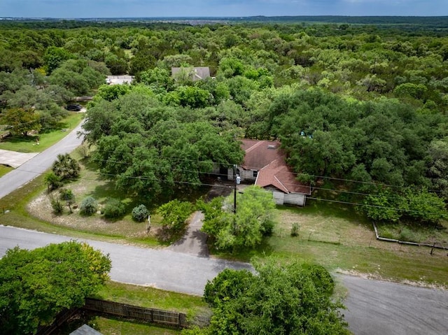 104 Tonkawa Cv, Kyle, TX 78640 - bird's eye view featuring a view of trees