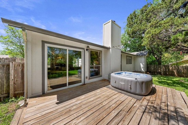 3212 Darnell Dr, Austin, TX 78745 - view of wooden deck