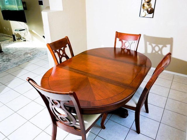 1015 Acanthus St, Pflugerville, TX 78660 - dining space with light tile patterned floors