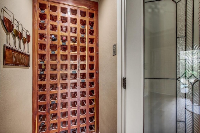 36 Cottondale Rd, The Hills, TX 78738 - wine cellar with a textured wall