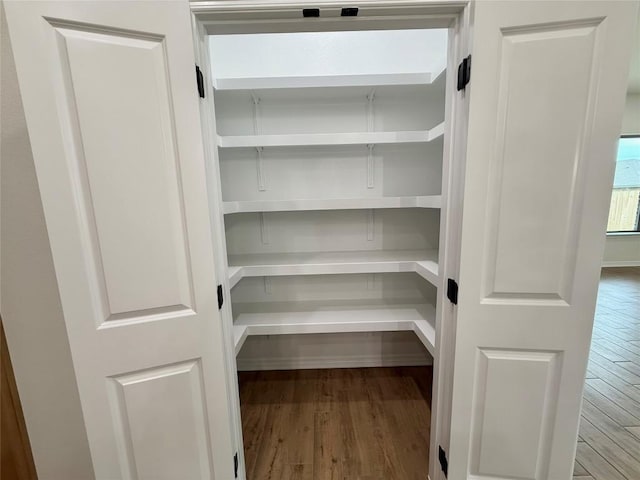 view of pantry