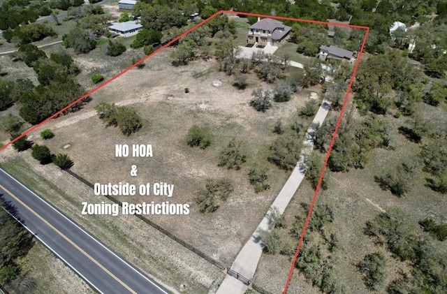 23315 Nameless Rd, Leander, TX 78641 - bird's eye view
