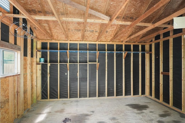 view of storage room