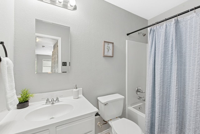 10701 Garbacz Dr, Austin, TX 78748 - bathroom with toilet, vanity, and shower / bath combo
