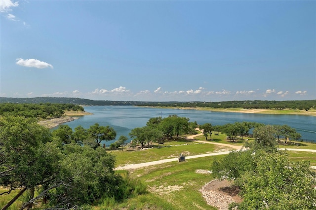22621 Fountaingrass Ln, Lago Vista, TX 78645 - aerial view featuring a water view