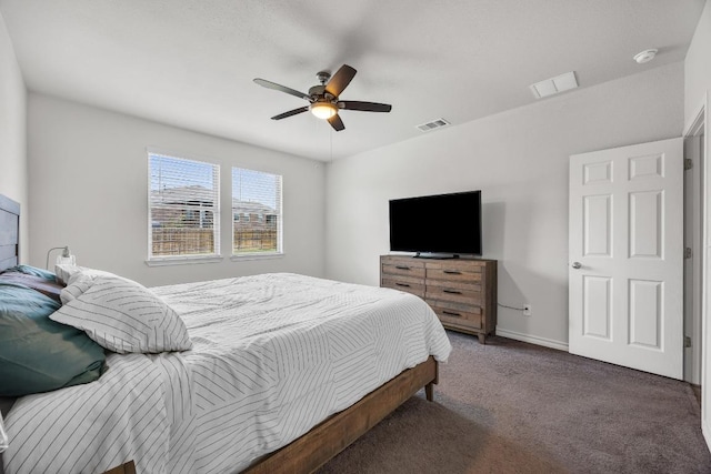 337 Akumal St, Leander, TX 78641 - bedroom with carpet, a ceiling fan, and baseboards
