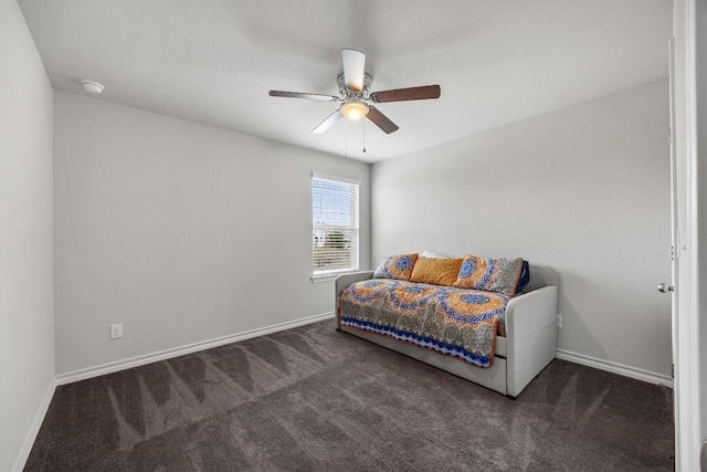 337 Akumal St, Leander, TX 78641 - bedroom featuring carpet floors, baseboards, and a ceiling fan