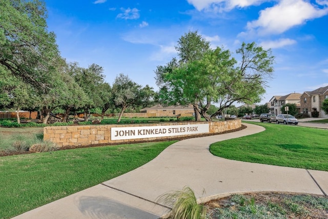 337 Akumal St, Leander, TX 78641 - view of property's community with a lawn and a residential view