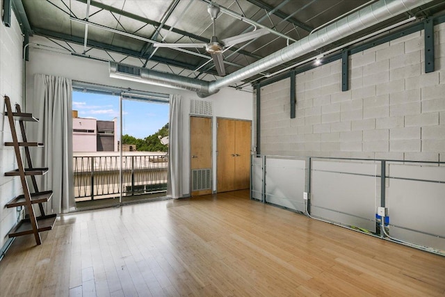 4801 S Congress Ave Unit D6, Austin, TX 78745 - garage featuring a ceiling fan