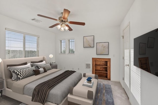 116 Silkstone St, Hutto, TX 78634 - carpeted bedroom with a ceiling fan
