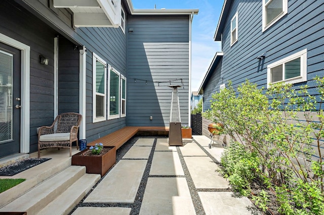 view of patio / terrace with fence