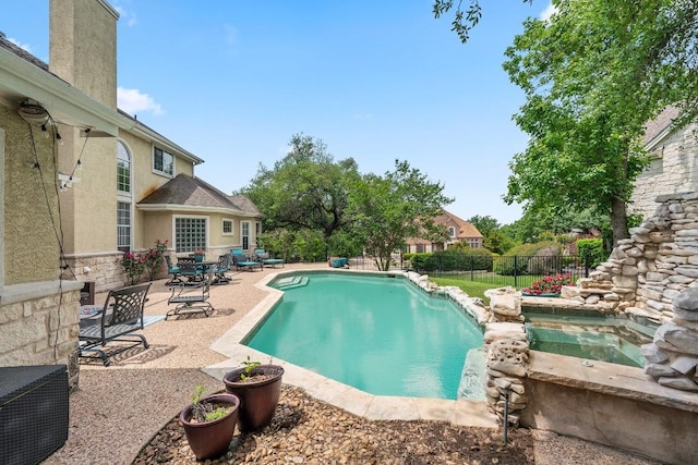 2128 Hilton Head Dr, Round Rock, TX 78664 - view of swimming pool with a patio area