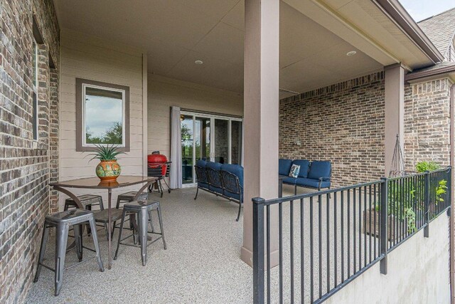 513 Freeing Oak St, San Marcos, TX 78666 - view of patio / terrace featuring outdoor lounge area and outdoor dining area