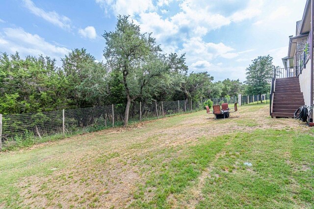 513 Freeing Oak St, San Marcos, TX 78666 - view of yard with stairs
