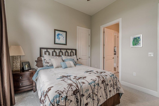 513 Freeing Oak St, San Marcos, TX 78666 - carpeted bedroom featuring baseboards and ensuite bathroom