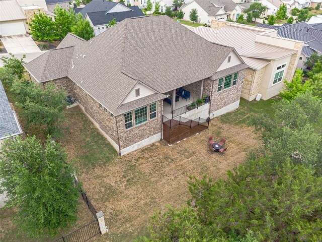 513 Freeing Oak St, San Marcos, TX 78666 - aerial perspective of suburban area