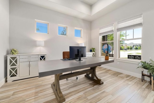 20401 Great Egret Ln, Pflugerville, TX 78660 - office space featuring light wood-style flooring and baseboards