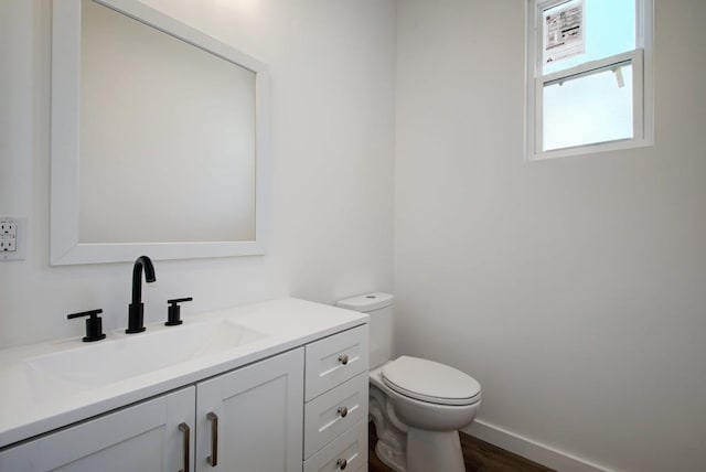 407 Delmar Ave Unit A, Austin, TX 78752 - bathroom with vanity and wood finished floors