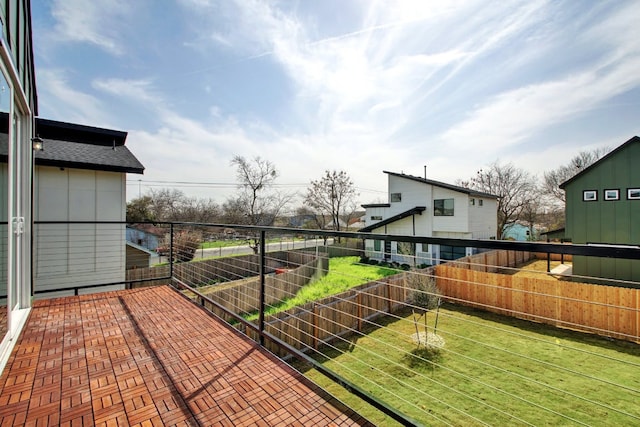 407 Delmar Ave Unit A, Austin, TX 78752 - wooden terrace with a fenced backyard