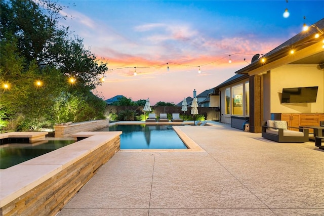 2500 Yuma Trl, Leander, TX 78641 - view of pool featuring a patio and a fenced backyard