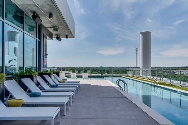 view of pool