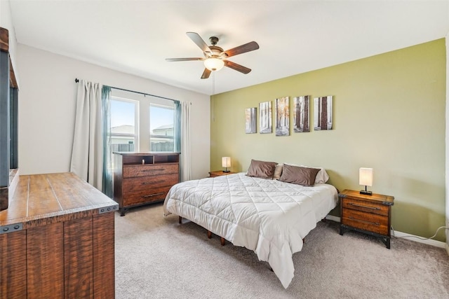 12700 Robert Taft St, Manor, TX 78653 - bedroom featuring light colored carpet and a ceiling fan