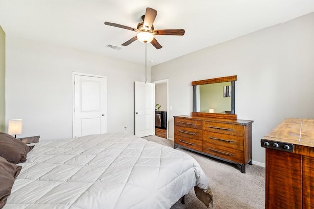 12700 Robert Taft St, Manor, TX 78653 - bedroom featuring light carpet and ceiling fan