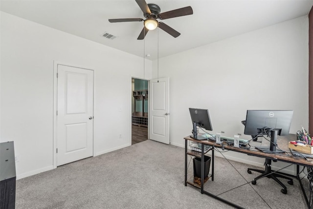 12700 Robert Taft St, Manor, TX 78653 - office space featuring ceiling fan and carpet